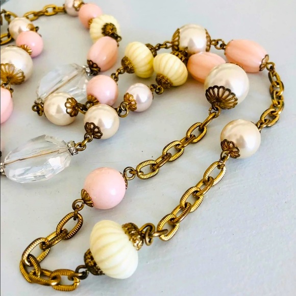 Vintage signed YOSCA statement necklace - Picture 4 of 11